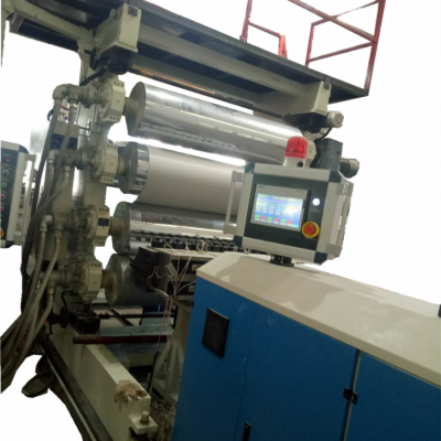 2021 Good Look Fake Marble Pvc Material Extruders Production Line 1220 Width Plastic Sheet Making Machine