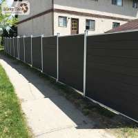 horse fence garden fence WPC wood composite fence cheap with discount