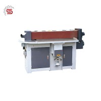 Oscillating polish brush sander machine for wood